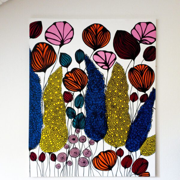 Bewerbung Nr. 2022-64 Wettbewerbsarbeit: "Bunte Blumenwiese" von Alina Westenberger