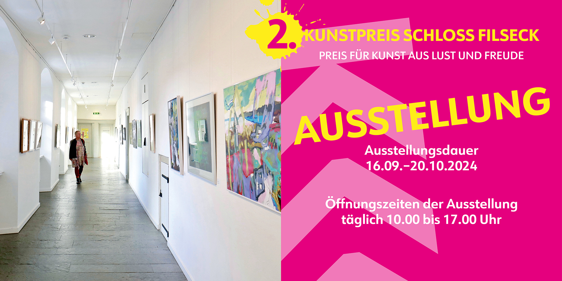 2. Kunstpreis Schloss Filseck | Ausstellungsdauer: 16.09. - 20.10.2024