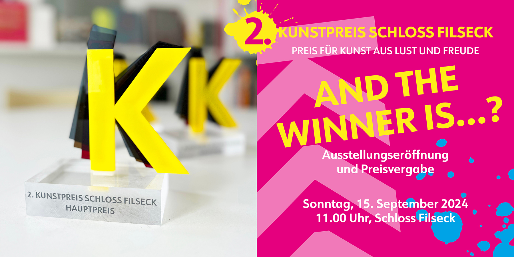 2. Kunstpreis Schloss Filseck | Ausstellungseröffnung am 15.09.2024